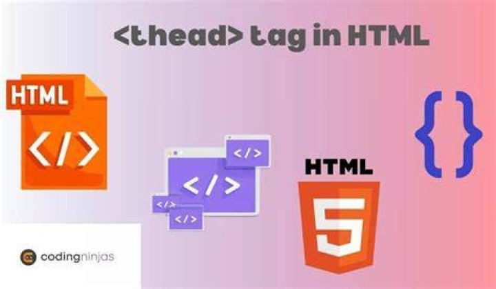 What is thead tag in HTML