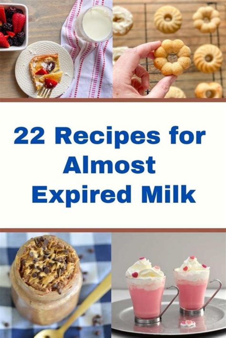 What recipes can be made from milk?