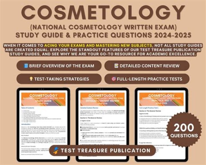 What should I study for cosmetology exam