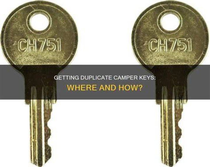 Where can I get duplicate camper keys?