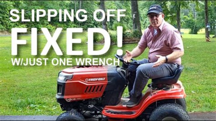 Why does the belt keep coming off my riding mower