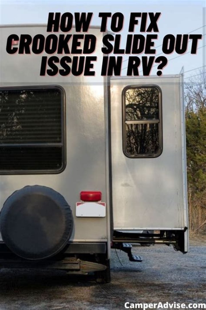Why Is My RV slide crooked?